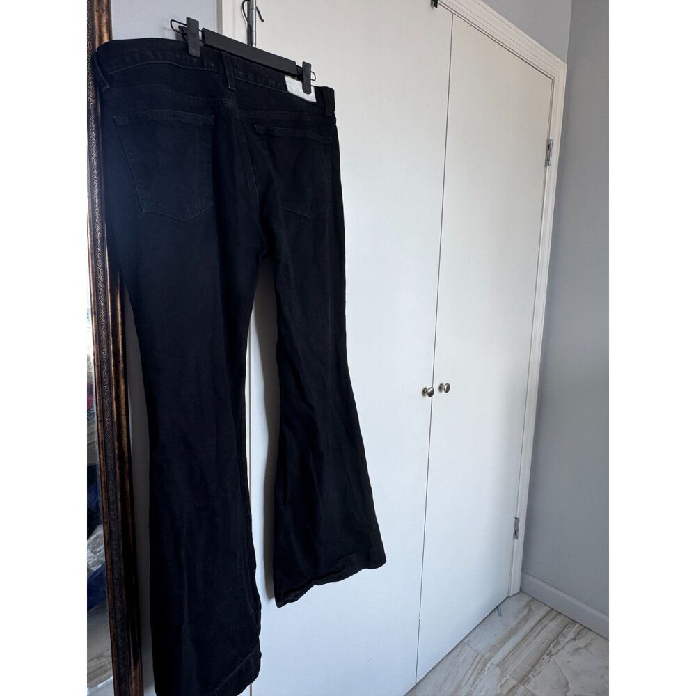 Re/Done Black Wide Leg Slight Flare Jeans SZ 32 Unisex (Retail 298)